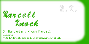 marcell knoch business card